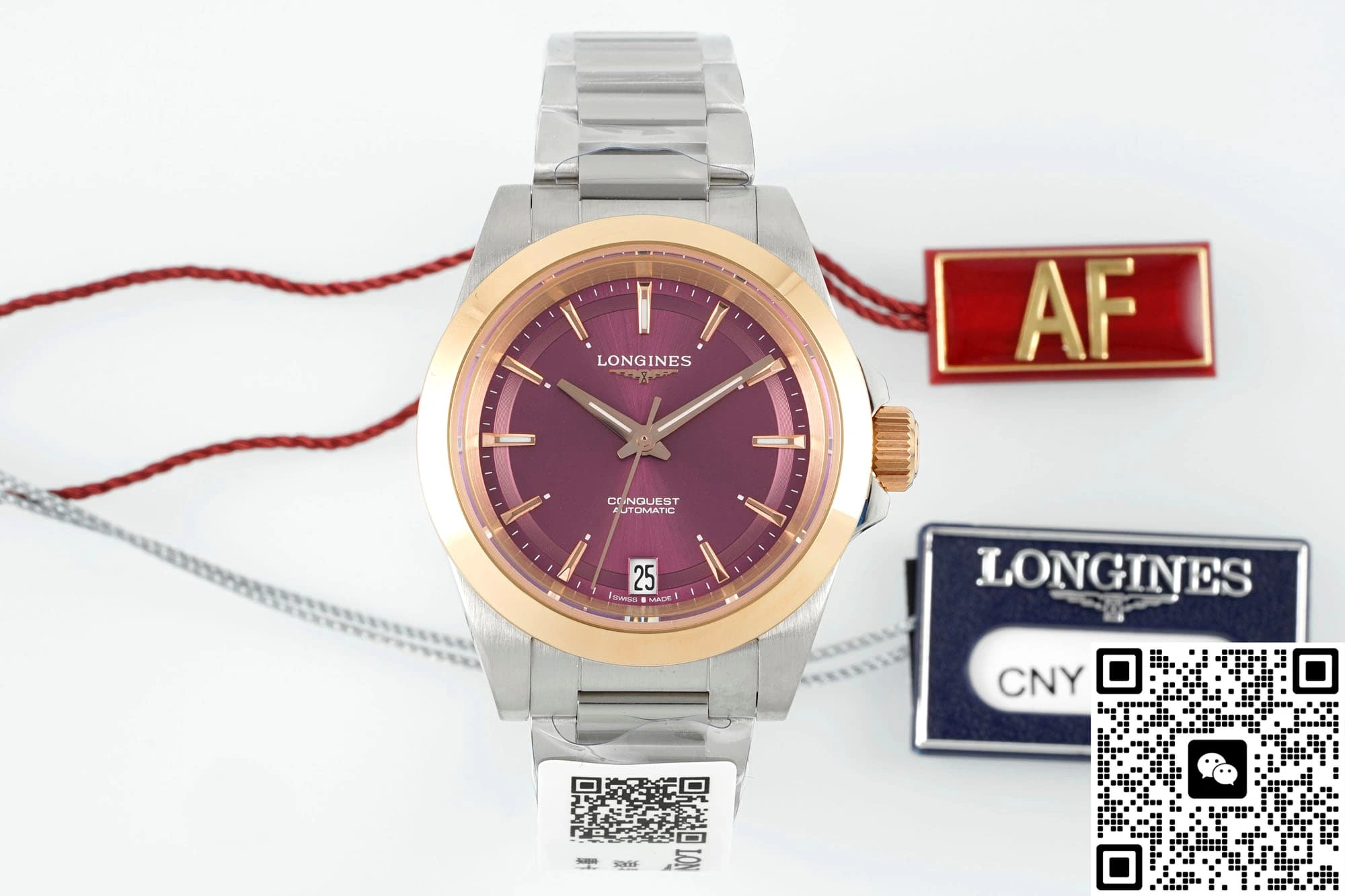 AF Factory Longines Concas L3.430.5.98.6 1:1 Best Edition Replica Watch